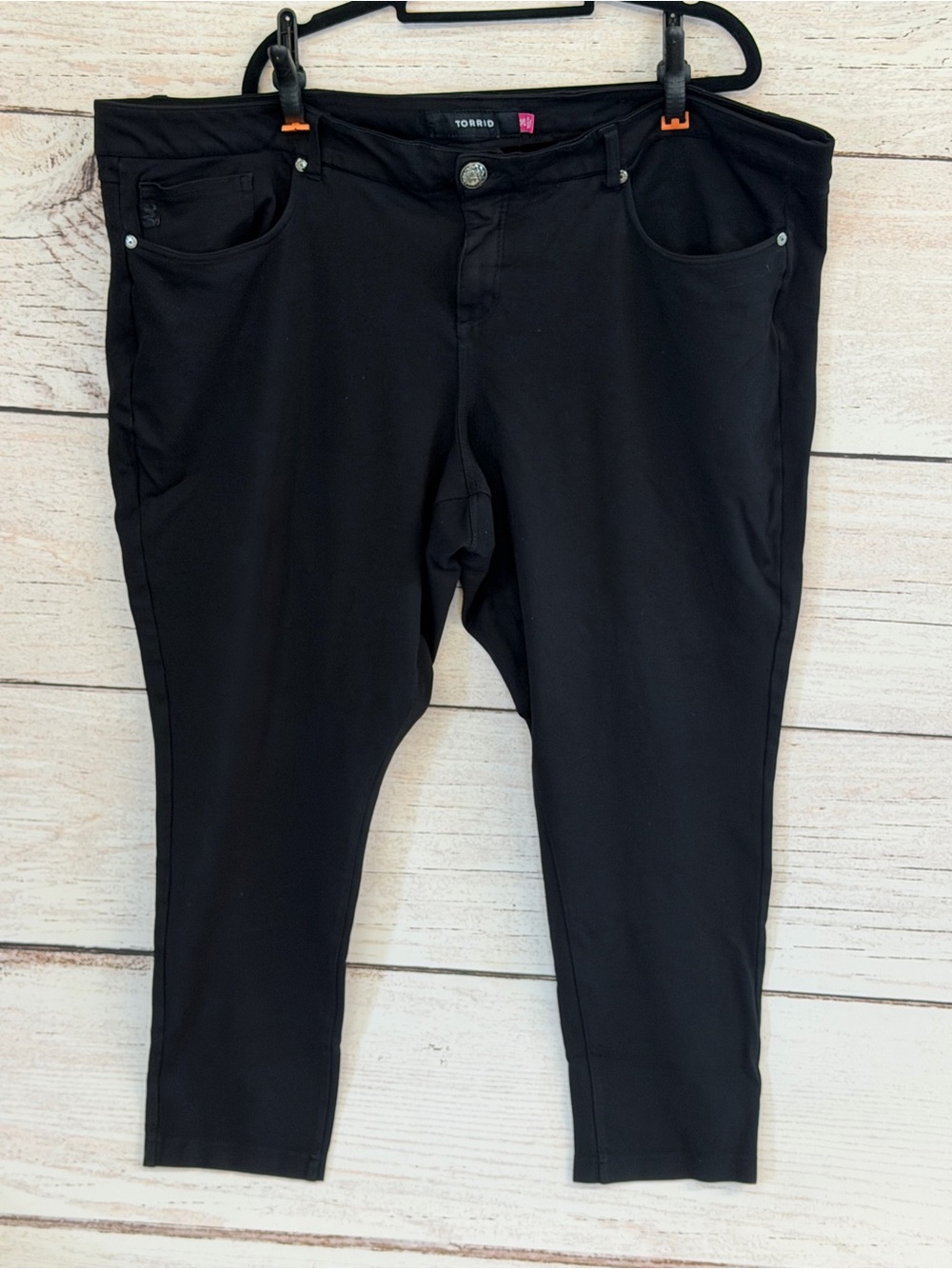 Torrid Black Skinny Stretch Ponte Pants - Classic Black